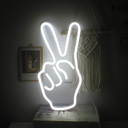 ineonlife Daisy Flower Neon Sign White Gold LED Neon Lights Boho Decor for Bedroom Wall Decor Led Sign Light Up for Room Decor Party Bedroom Classroom Wall Hanging Decoration Gifts